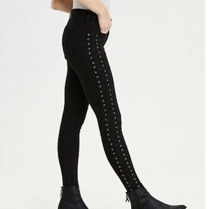 American Eagle Lace Up Jeans